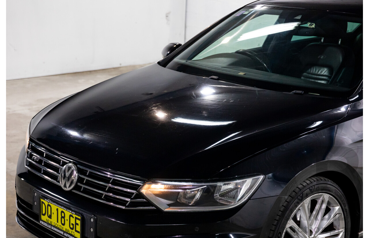 07/2016 Volkswagen Passat 132 TSI Comfortline (FWD) 3C MY16 4d Wagon Deep Black Pearl Turbo 1.8L