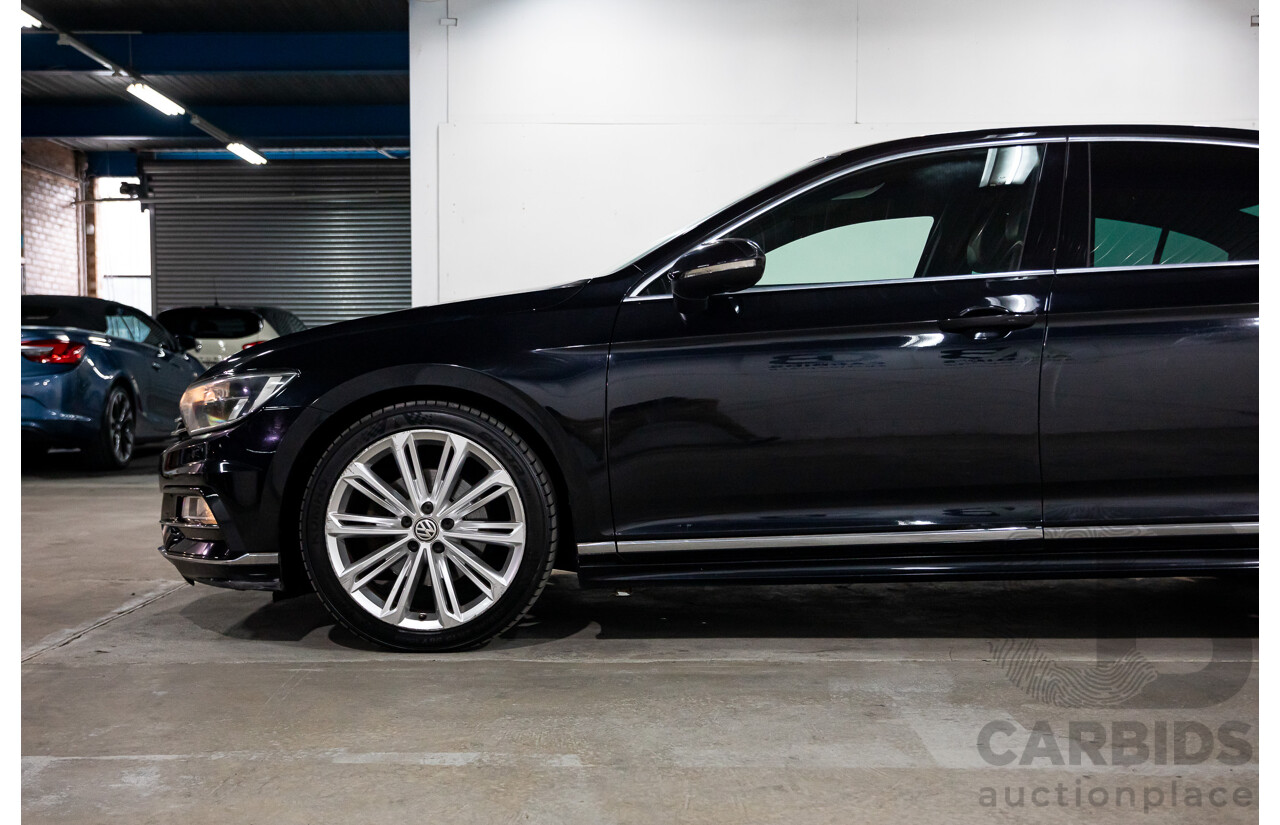 07/2016 Volkswagen Passat 132 TSI Comfortline (FWD) 3C MY16 4d Wagon Deep Black Pearl Turbo 1.8L