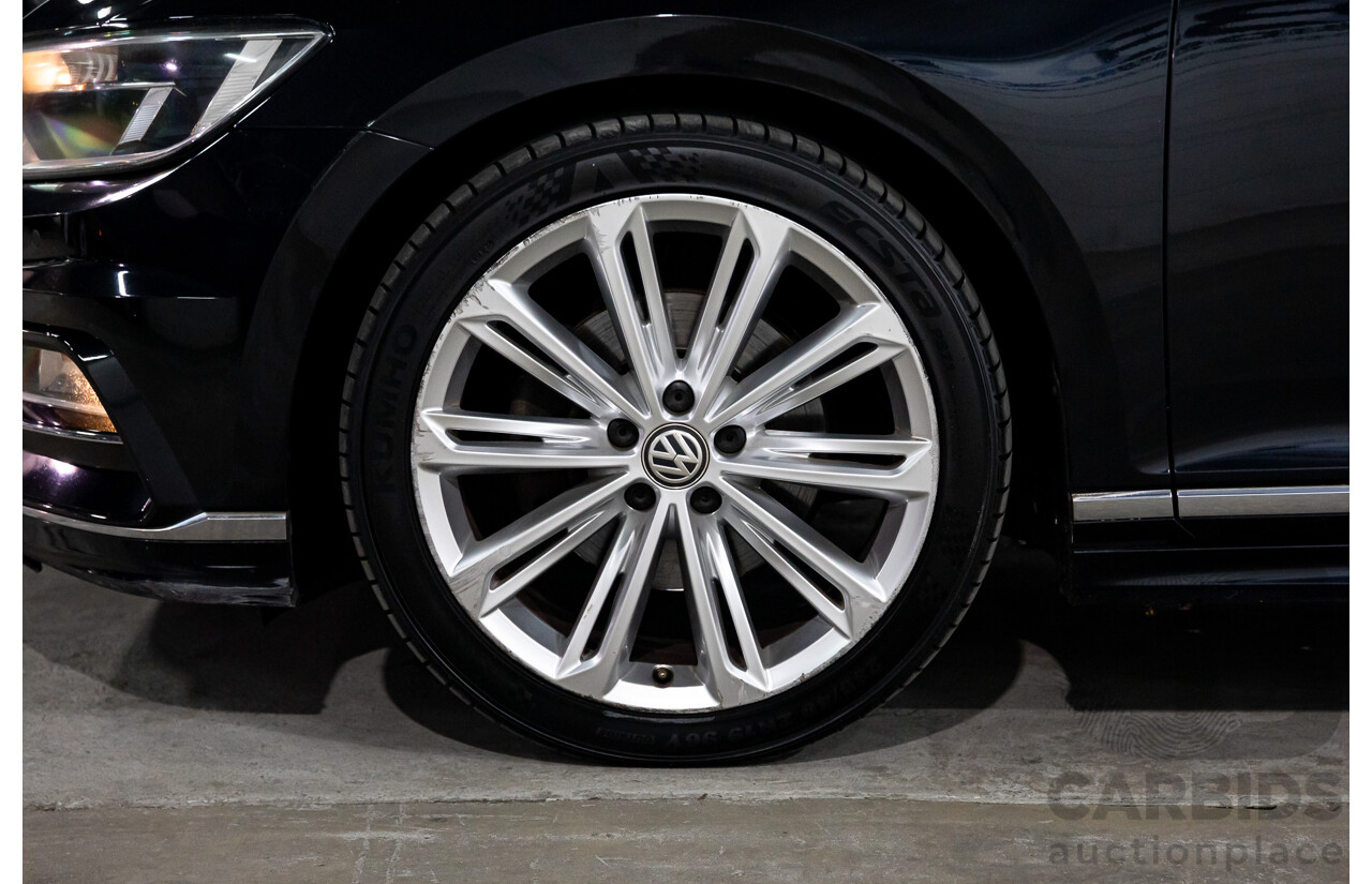 07/2016 Volkswagen Passat 132 TSI Comfortline (FWD) 3C MY16 4d Wagon Deep Black Pearl Turbo 1.8L