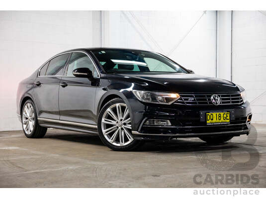 07/2016 Volkswagen Passat 132 TSI Comfortline (FWD) 3C MY16 4d Wagon Deep Black Pearl Turbo 1.8L