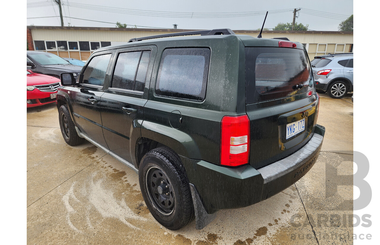 4/2010 Jeep Patriot Sport MK 4d Wagon Green 2.4L