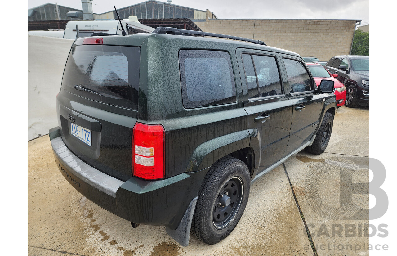 4/2010 Jeep Patriot Sport MK 4d Wagon Green 2.4L