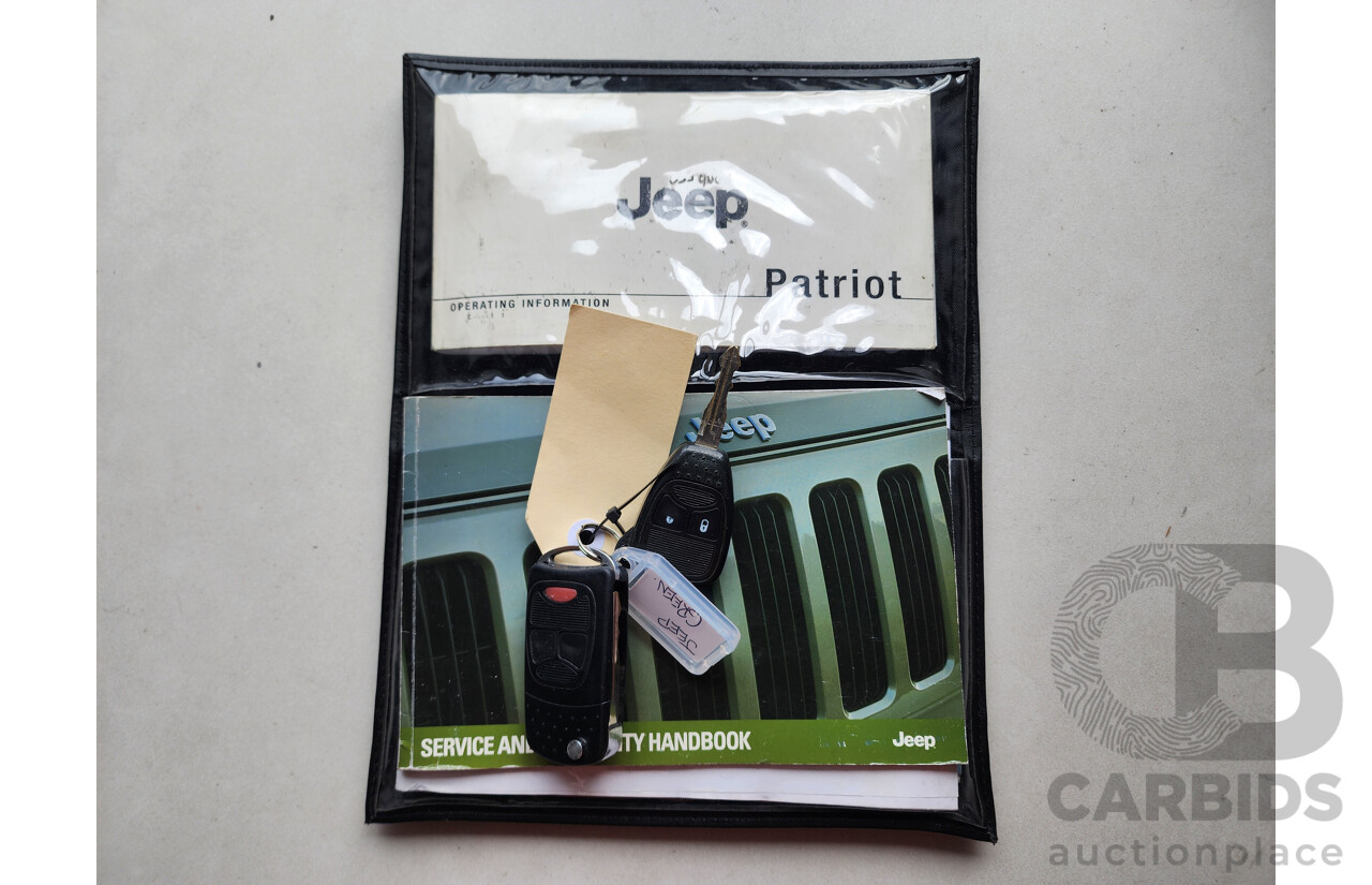 4/2010 Jeep Patriot Sport MK 4d Wagon Green 2.4L