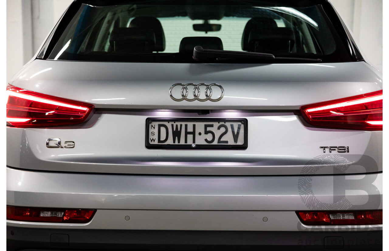02/2016 Audi Q3 1.4 TFSI (110kW) FWD 8U MY15 4D Wagon Floret Silver Turbo 1.4L