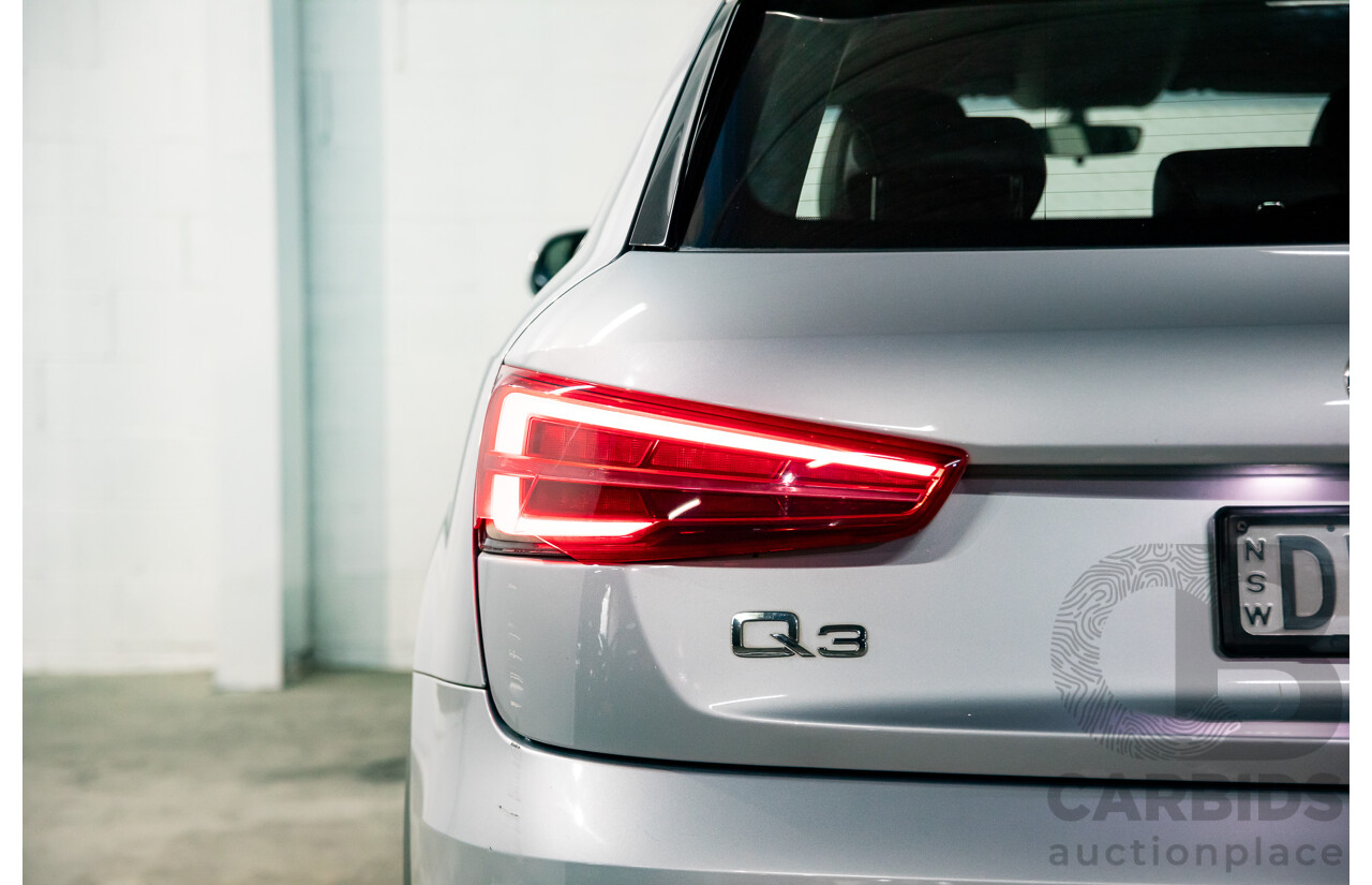 02/2016 Audi Q3 1.4 TFSI (110kW) FWD 8U MY15 4D Wagon Floret Silver Turbo 1.4L