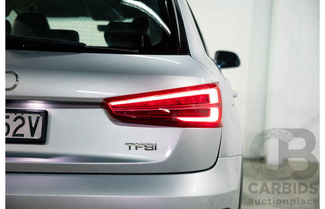 02/2016 Audi Q3 1.4 TFSI (110kW) FWD 8U MY15 4D Wagon Floret Silver Turbo 1.4L