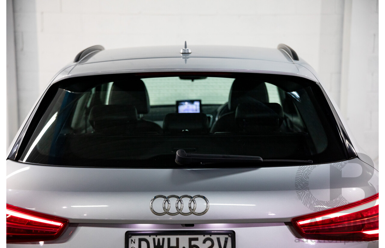 02/2016 Audi Q3 1.4 TFSI (110kW) FWD 8U MY15 4D Wagon Floret Silver Turbo 1.4L
