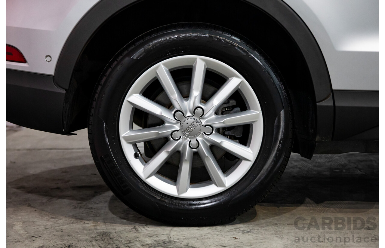 02/2016 Audi Q3 1.4 TFSI (110kW) FWD 8U MY15 4D Wagon Floret Silver Turbo 1.4L