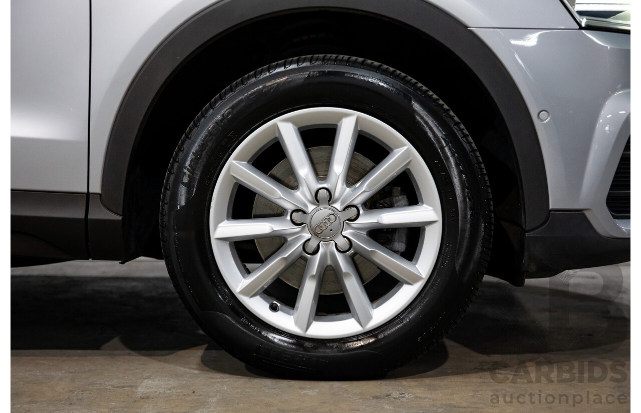 02/2016 Audi Q3 1.4 TFSI (110kW) FWD 8U MY15 4D Wagon Floret Silver Turbo 1.4L