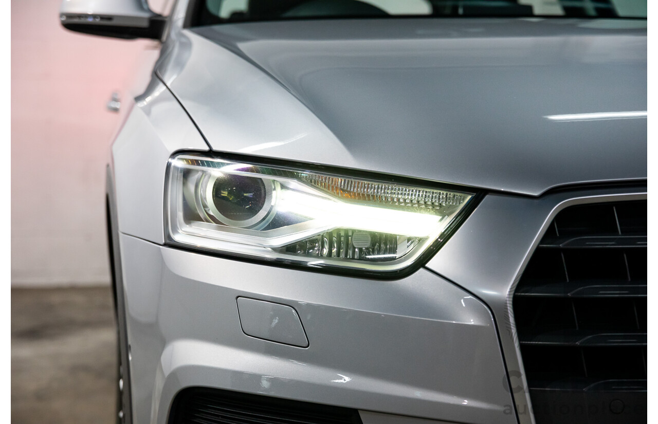 02/2016 Audi Q3 1.4 TFSI (110kW) FWD 8U MY15 4D Wagon Floret Silver Turbo 1.4L