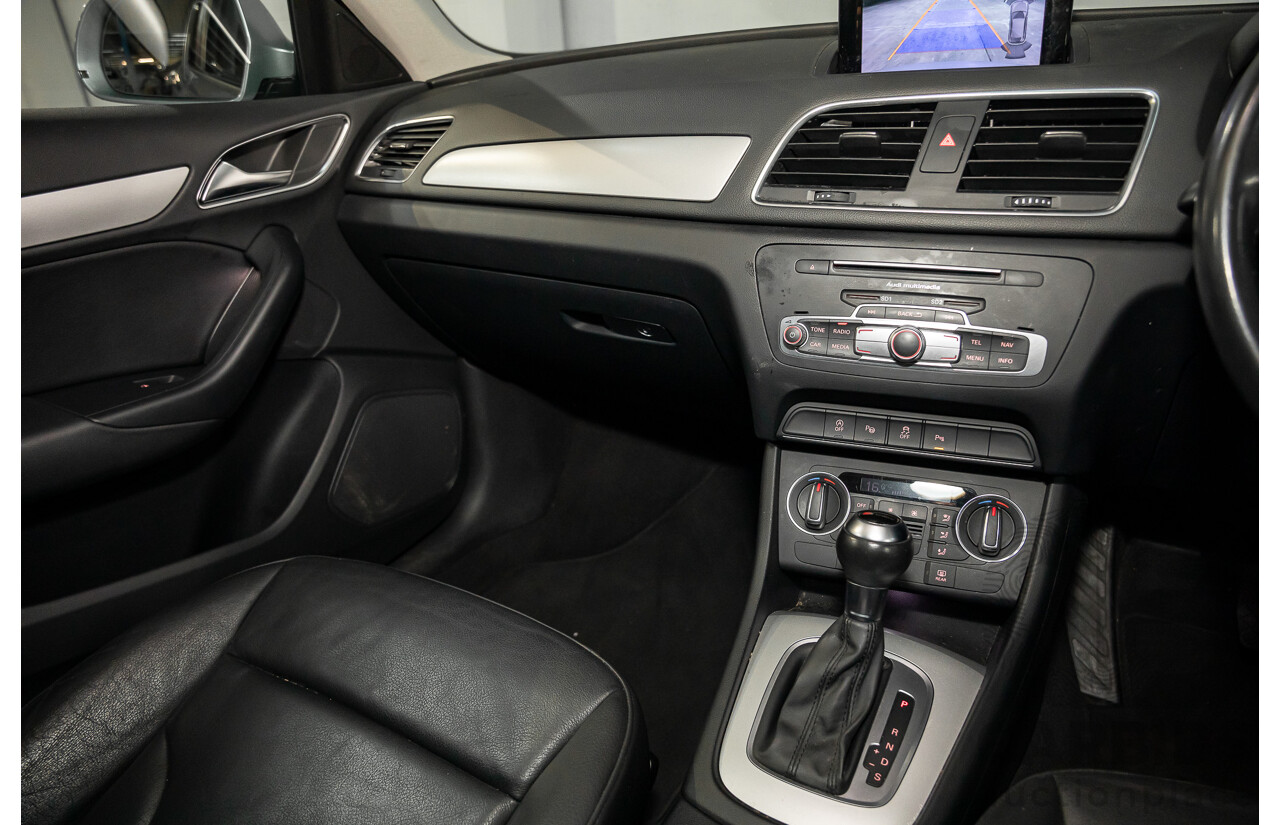 02/2016 Audi Q3 1.4 TFSI (110kW) FWD 8U MY15 4D Wagon Floret Silver Turbo 1.4L