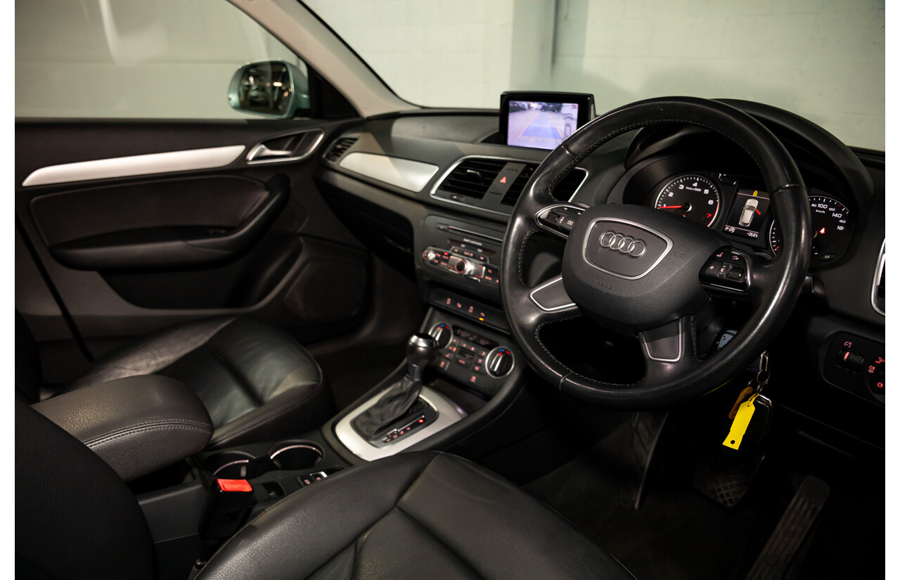 02/2016 Audi Q3 1.4 TFSI (110kW) FWD 8U MY15 4D Wagon Floret Silver Turbo 1.4L