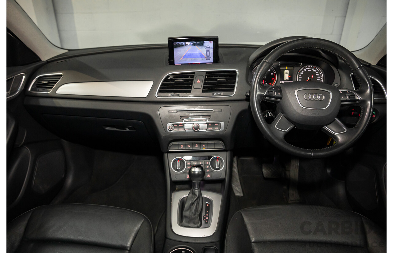 02/2016 Audi Q3 1.4 TFSI (110kW) FWD 8U MY15 4D Wagon Floret Silver Turbo 1.4L