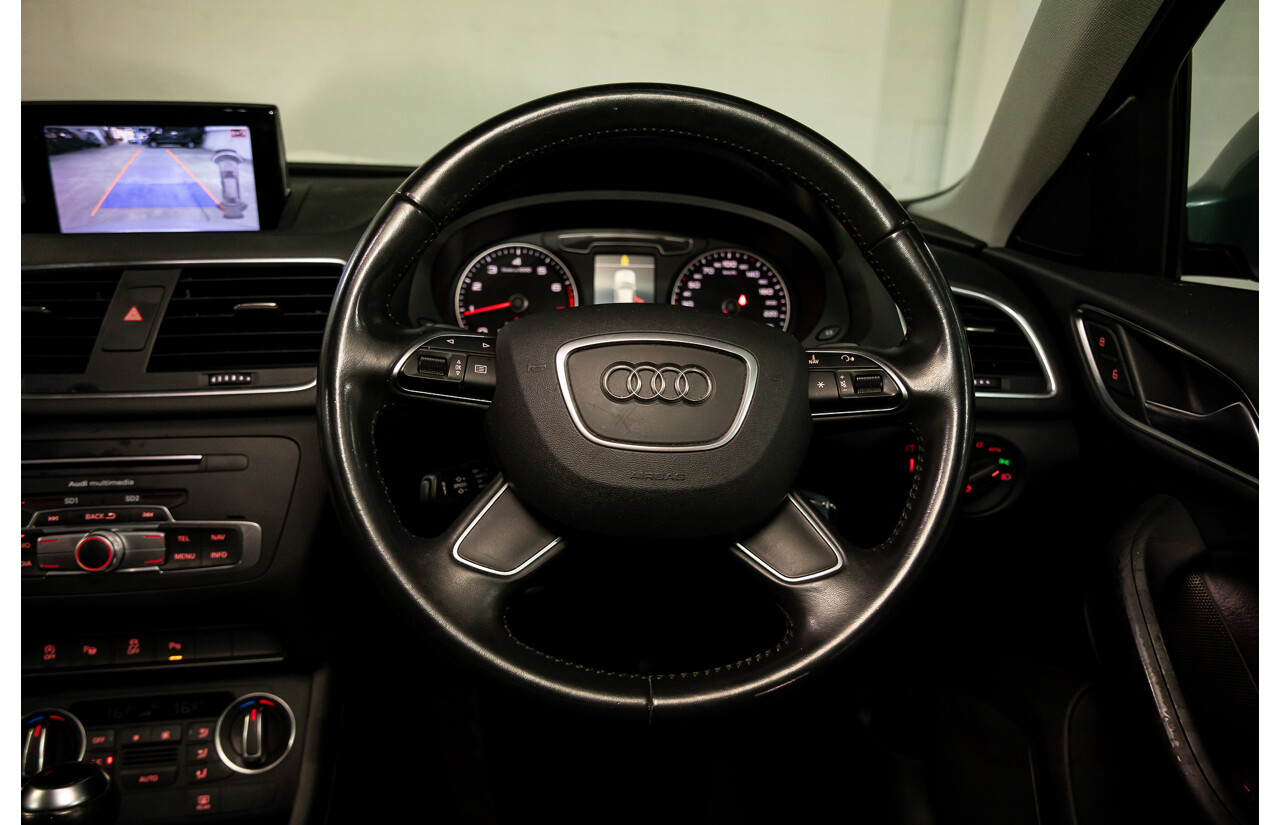 02/2016 Audi Q3 1.4 TFSI (110kW) FWD 8U MY15 4D Wagon Floret Silver Turbo 1.4L