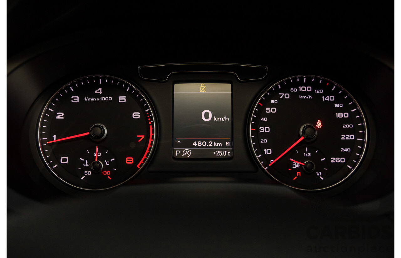 02/2016 Audi Q3 1.4 TFSI (110kW) FWD 8U MY15 4D Wagon Floret Silver Turbo 1.4L