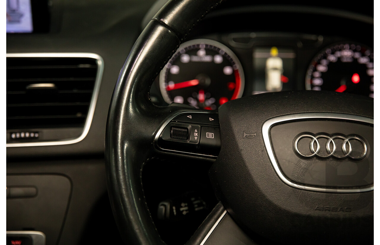 02/2016 Audi Q3 1.4 TFSI (110kW) FWD 8U MY15 4D Wagon Floret Silver Turbo 1.4L