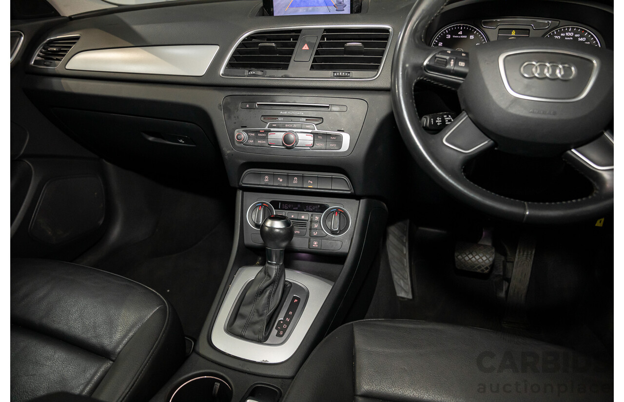 02/2016 Audi Q3 1.4 TFSI (110kW) FWD 8U MY15 4D Wagon Floret Silver Turbo 1.4L