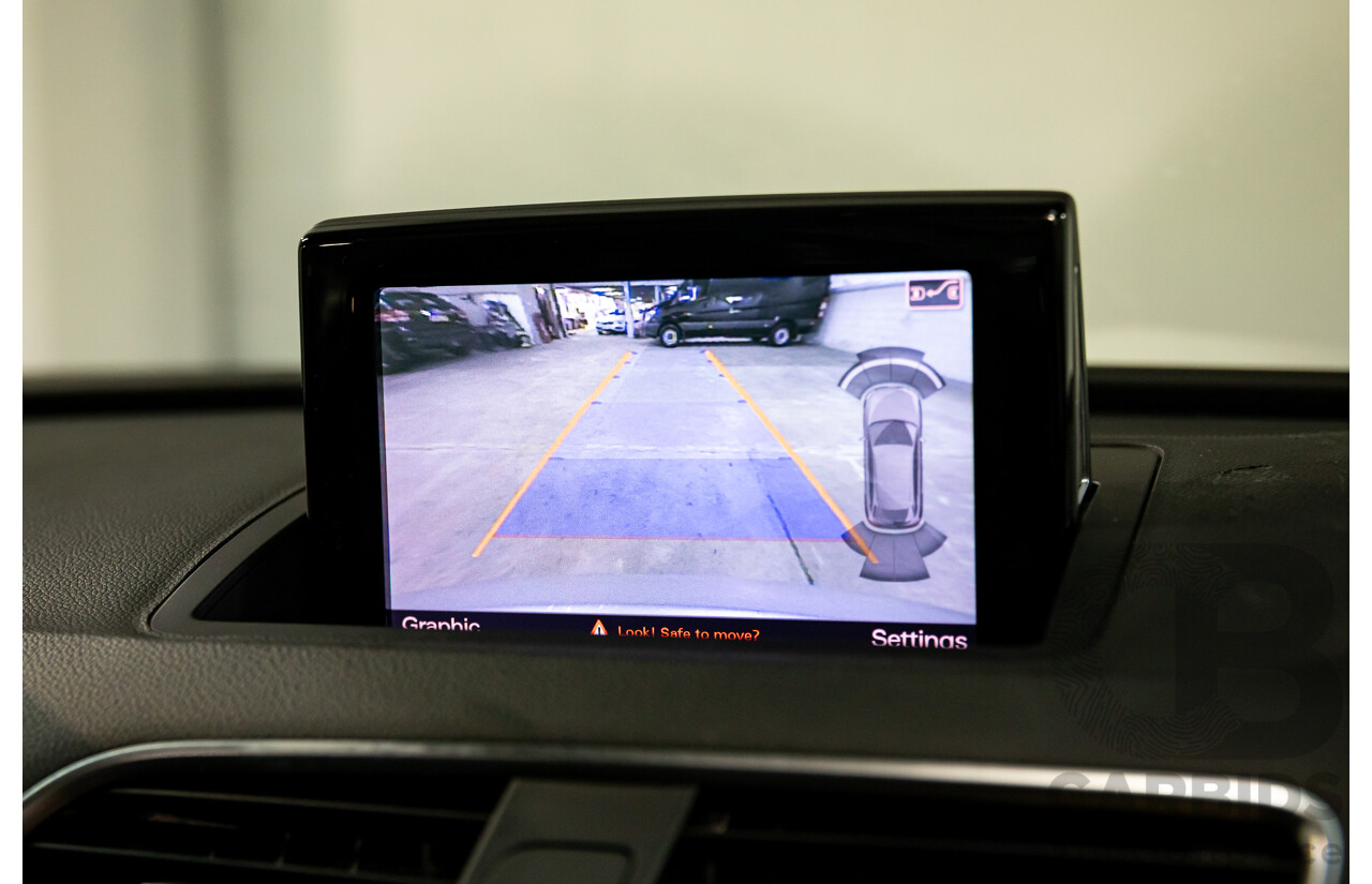 02/2016 Audi Q3 1.4 TFSI (110kW) FWD 8U MY15 4D Wagon Floret Silver Turbo 1.4L