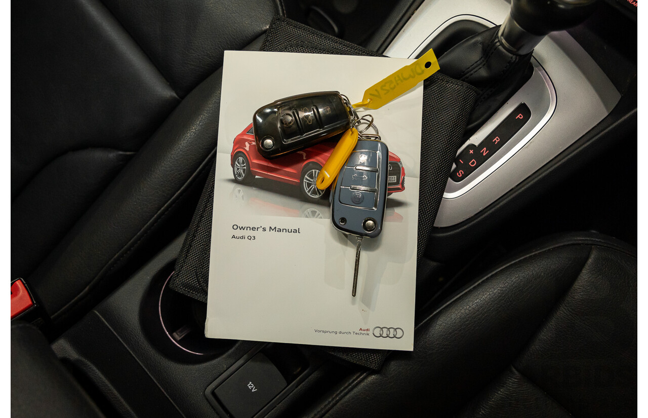 02/2016 Audi Q3 1.4 TFSI (110kW) FWD 8U MY15 4D Wagon Floret Silver Turbo 1.4L