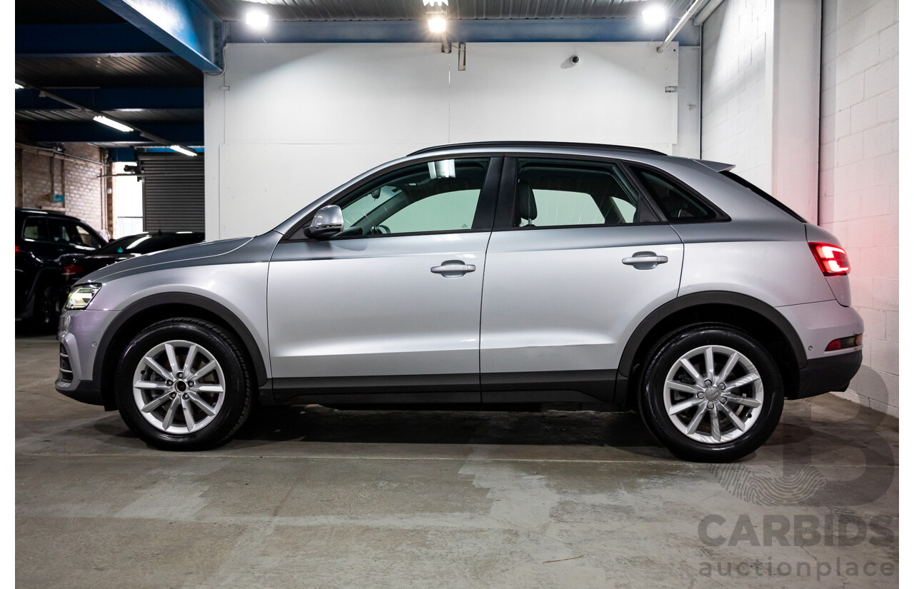 02/2016 Audi Q3 1.4 TFSI (110kW) FWD 8U MY15 4D Wagon Floret Silver Turbo 1.4L
