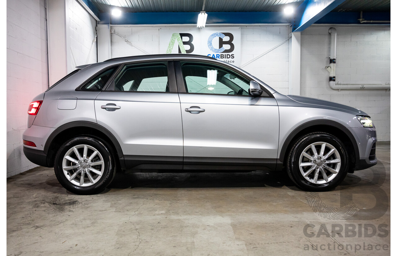 02/2016 Audi Q3 1.4 TFSI (110kW) FWD 8U MY15 4D Wagon Floret Silver Turbo 1.4L