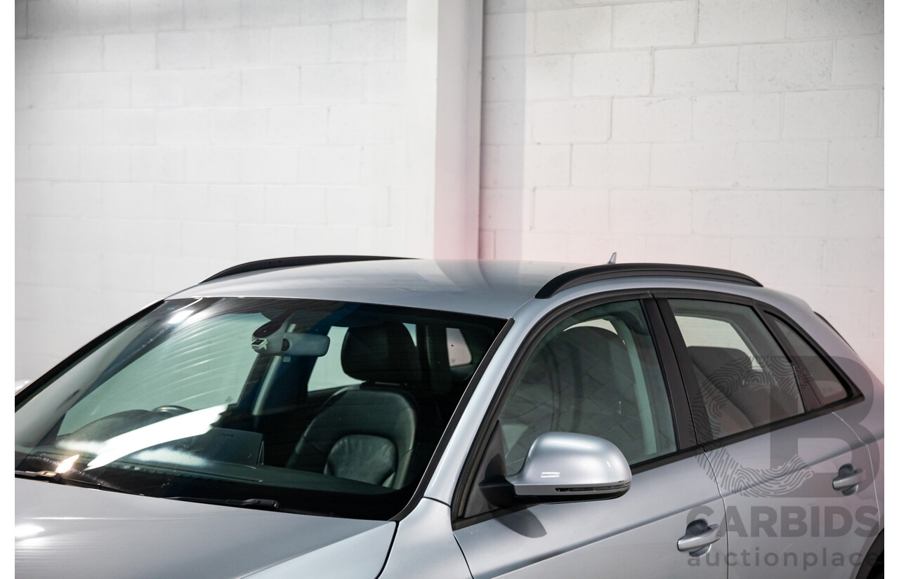 02/2016 Audi Q3 1.4 TFSI (110kW) FWD 8U MY15 4D Wagon Floret Silver Turbo 1.4L