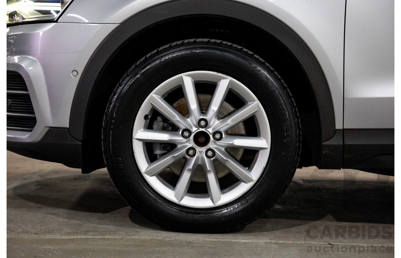 02/2016 Audi Q3 1.4 TFSI (110kW) FWD 8U MY15 4D Wagon Floret Silver Turbo 1.4L