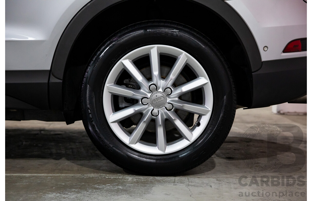 02/2016 Audi Q3 1.4 TFSI (110kW) FWD 8U MY15 4D Wagon Floret Silver Turbo 1.4L