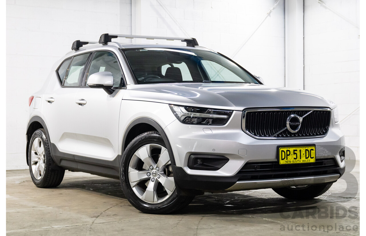 07/2018 Volvo XC40 T5 Momemtum (AWD) 536 MY18 4d Wagon Bright Silver Metallic Turbo 2.0L
