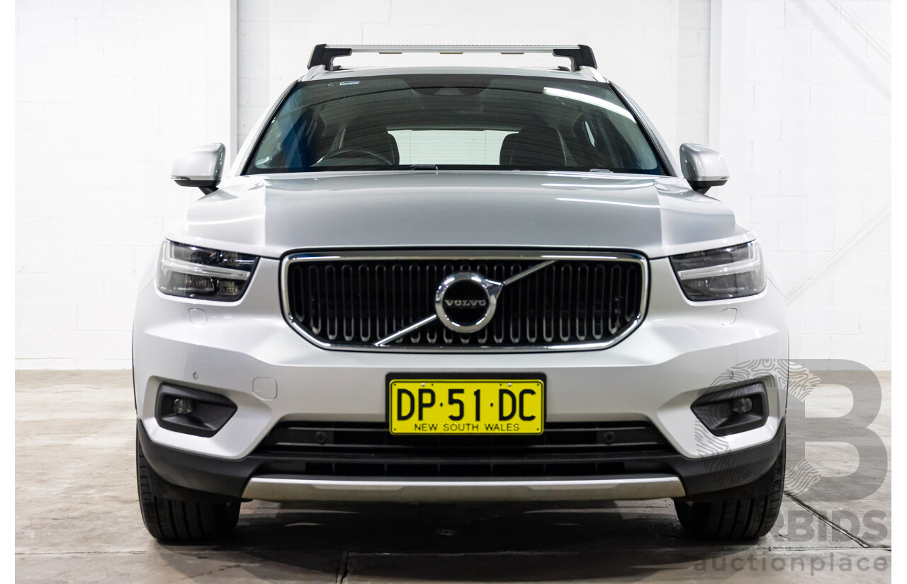 07/2018 Volvo XC40 T5 Momemtum (AWD) 536 MY18 4d Wagon Bright Silver Metallic Turbo 2.0L