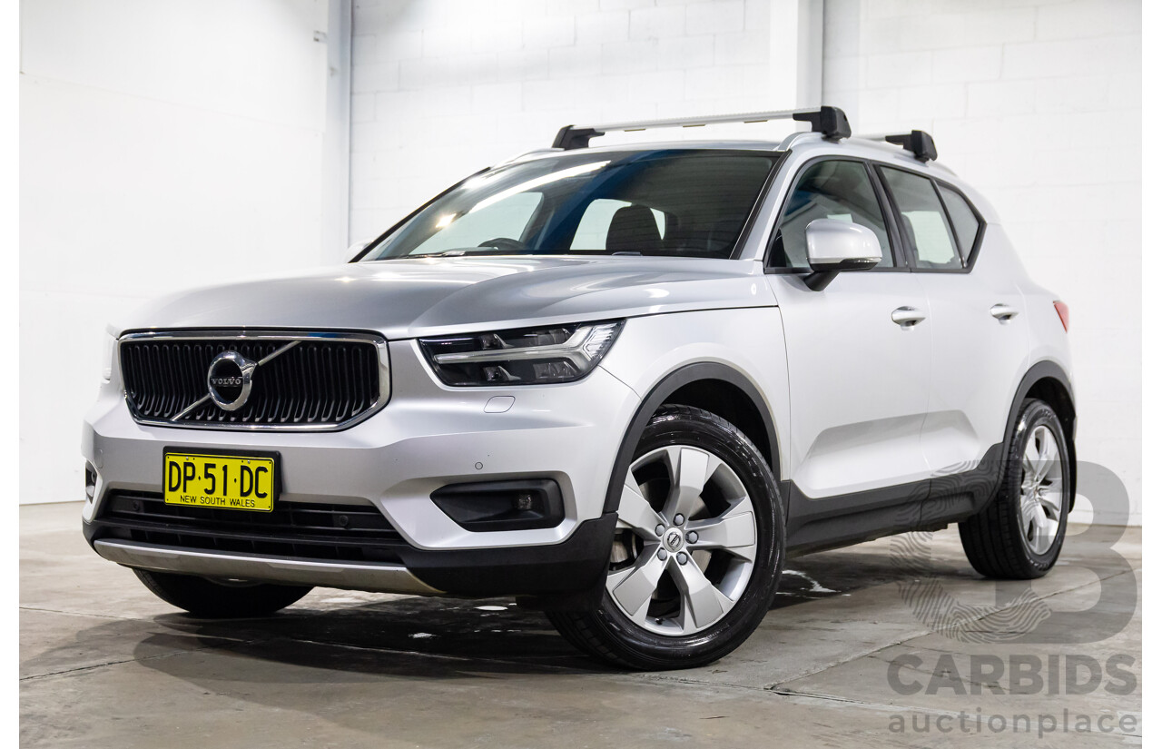 07/2018 Volvo XC40 T5 Momemtum (AWD) 536 MY18 4d Wagon Bright Silver Metallic Turbo 2.0L
