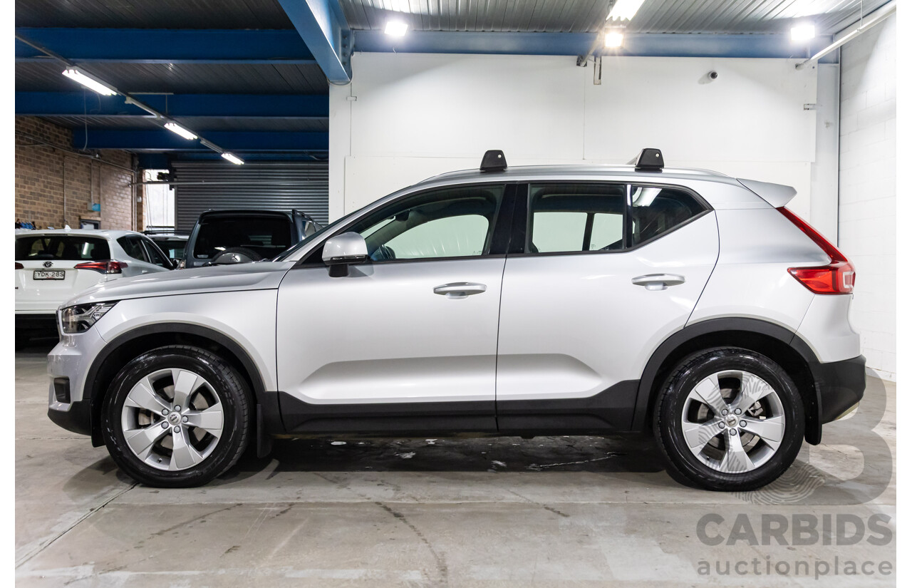 07/2018 Volvo XC40 T5 Momemtum (AWD) 536 MY18 4d Wagon Bright Silver Metallic Turbo 2.0L