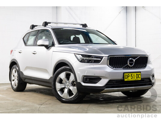 07/2018 Volvo XC40 T5 Momemtum (AWD) 536 MY18 4d Wagon Bright Silver Metallic Turbo 2.0L
