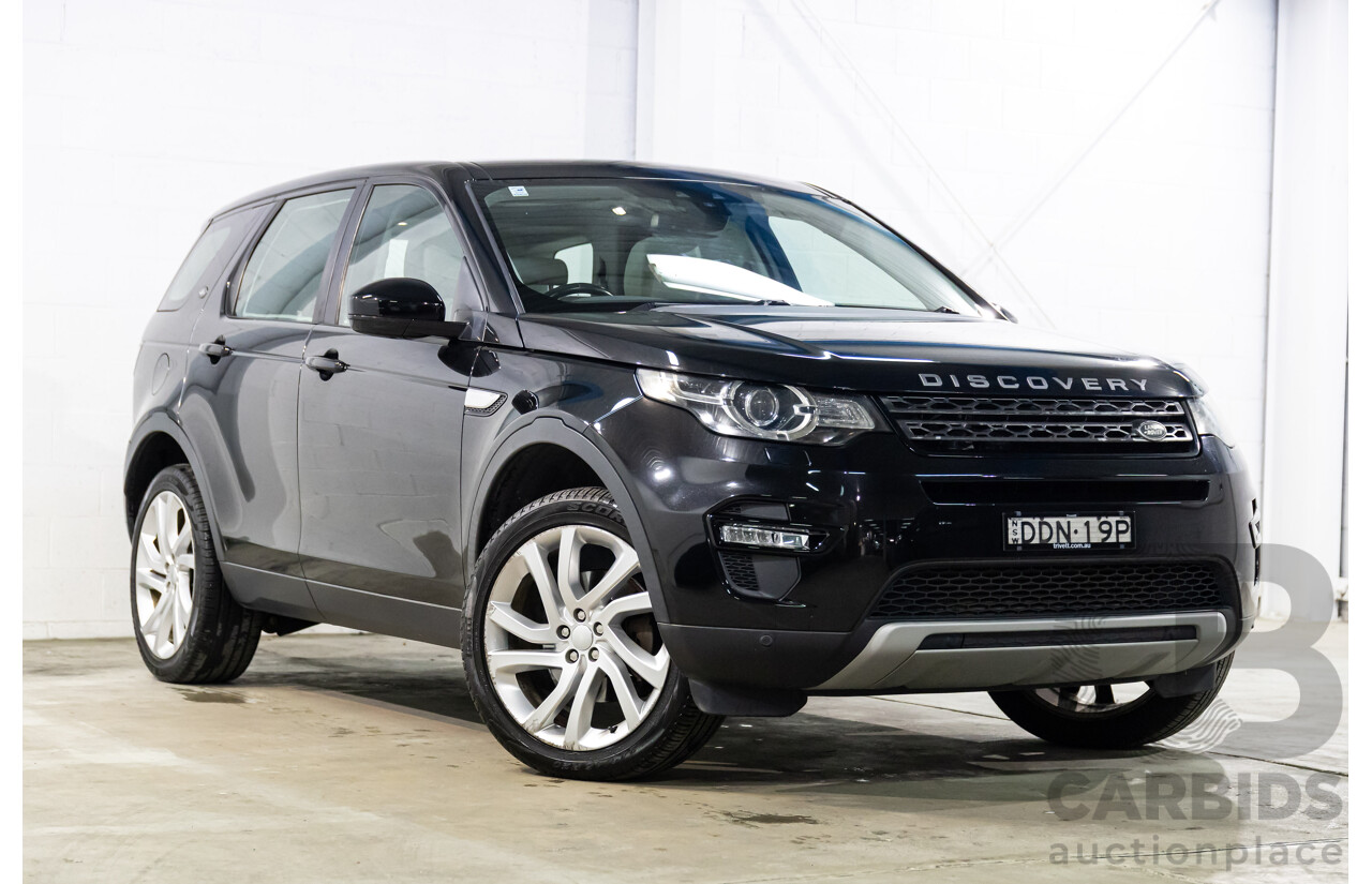 01/2016 Land Rover Discovery Sport Td4 HSE (AWD) LC MY16.5 4d Wagon Santorini Black Metallic Turbo Diesel 2.2L