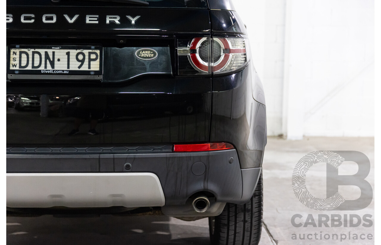 01/2016 Land Rover Discovery Sport Td4 HSE (AWD) LC MY16.5 4d Wagon Santorini Black Metallic Turbo Diesel 2.2L