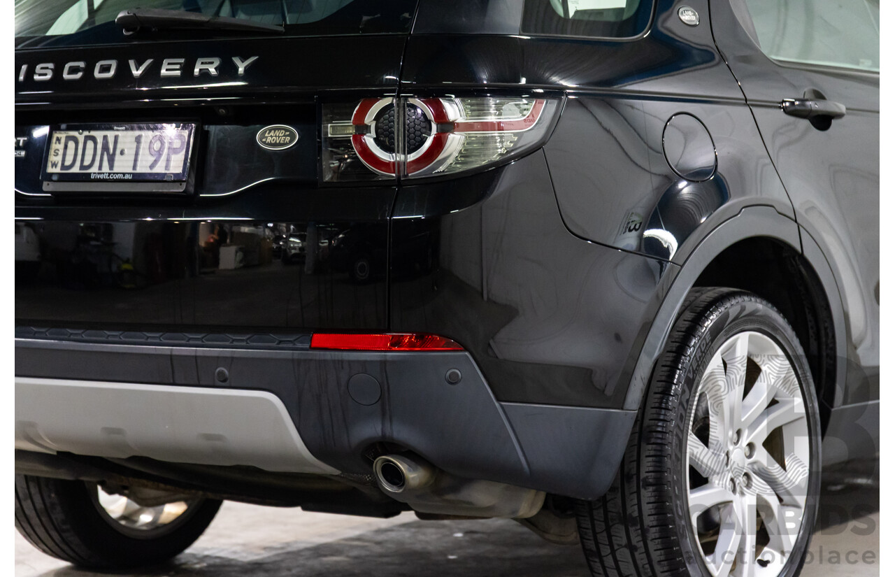 01/2016 Land Rover Discovery Sport Td4 HSE (AWD) LC MY16.5 4d Wagon Santorini Black Metallic Turbo Diesel 2.2L