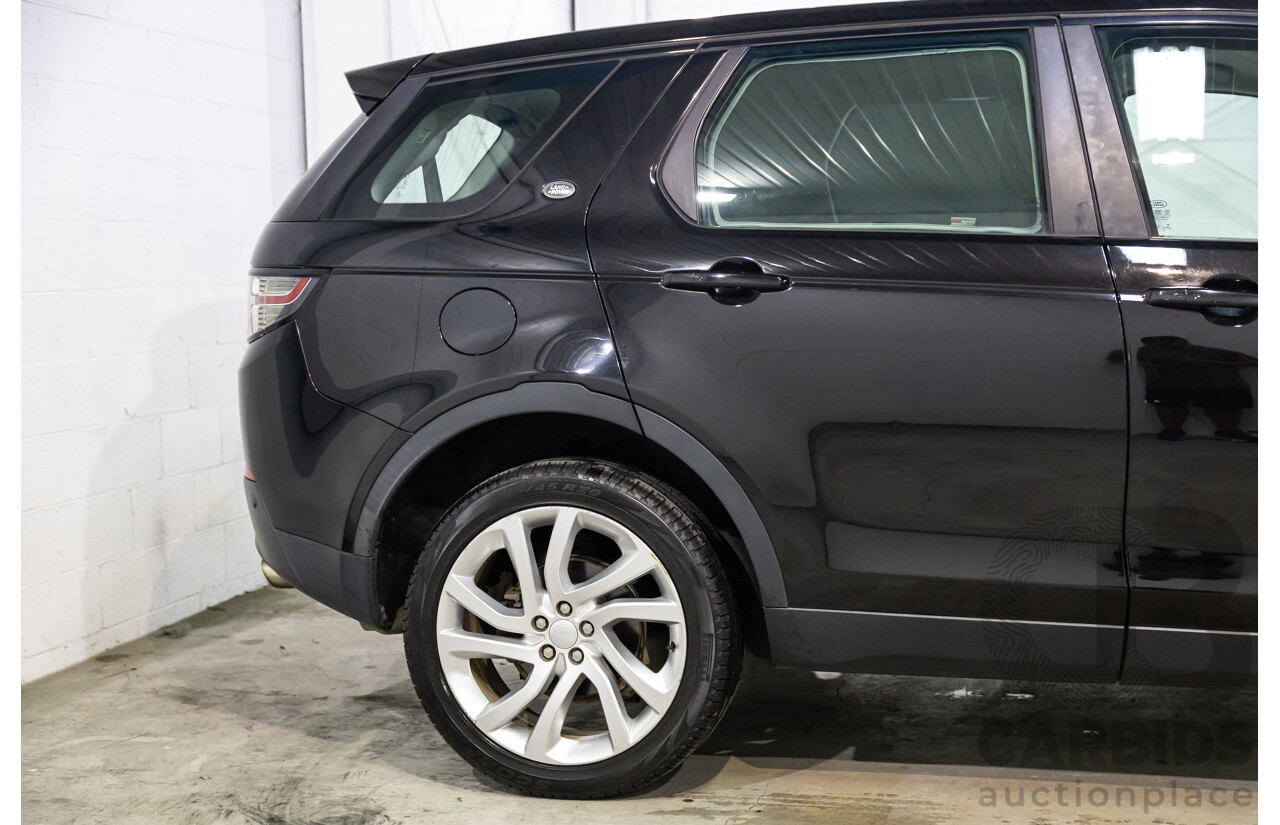 01/2016 Land Rover Discovery Sport Td4 HSE (AWD) LC MY16.5 4d Wagon Santorini Black Metallic Turbo Diesel 2.2L