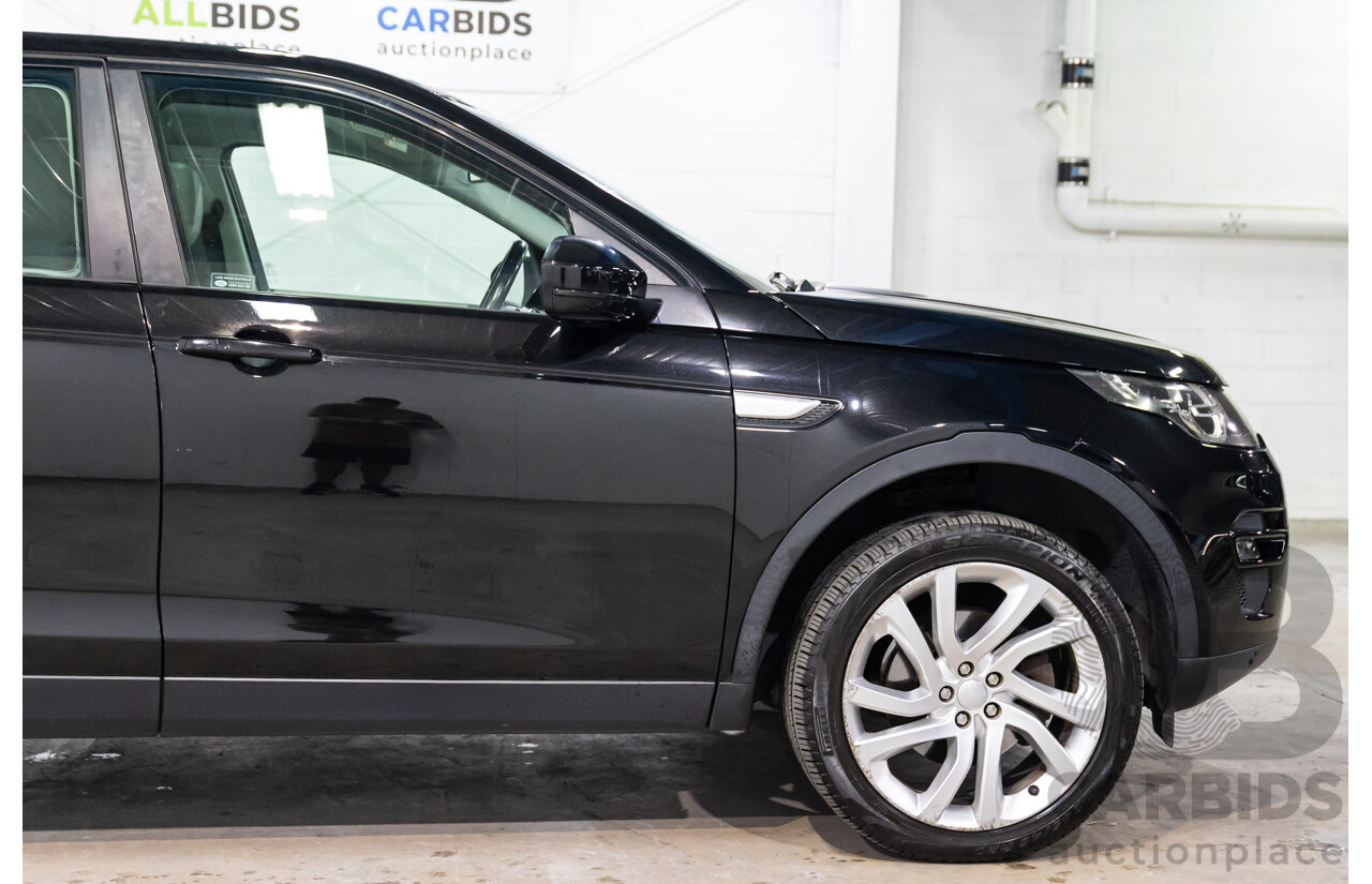 01/2016 Land Rover Discovery Sport Td4 HSE (AWD) LC MY16.5 4d Wagon Santorini Black Metallic Turbo Diesel 2.2L