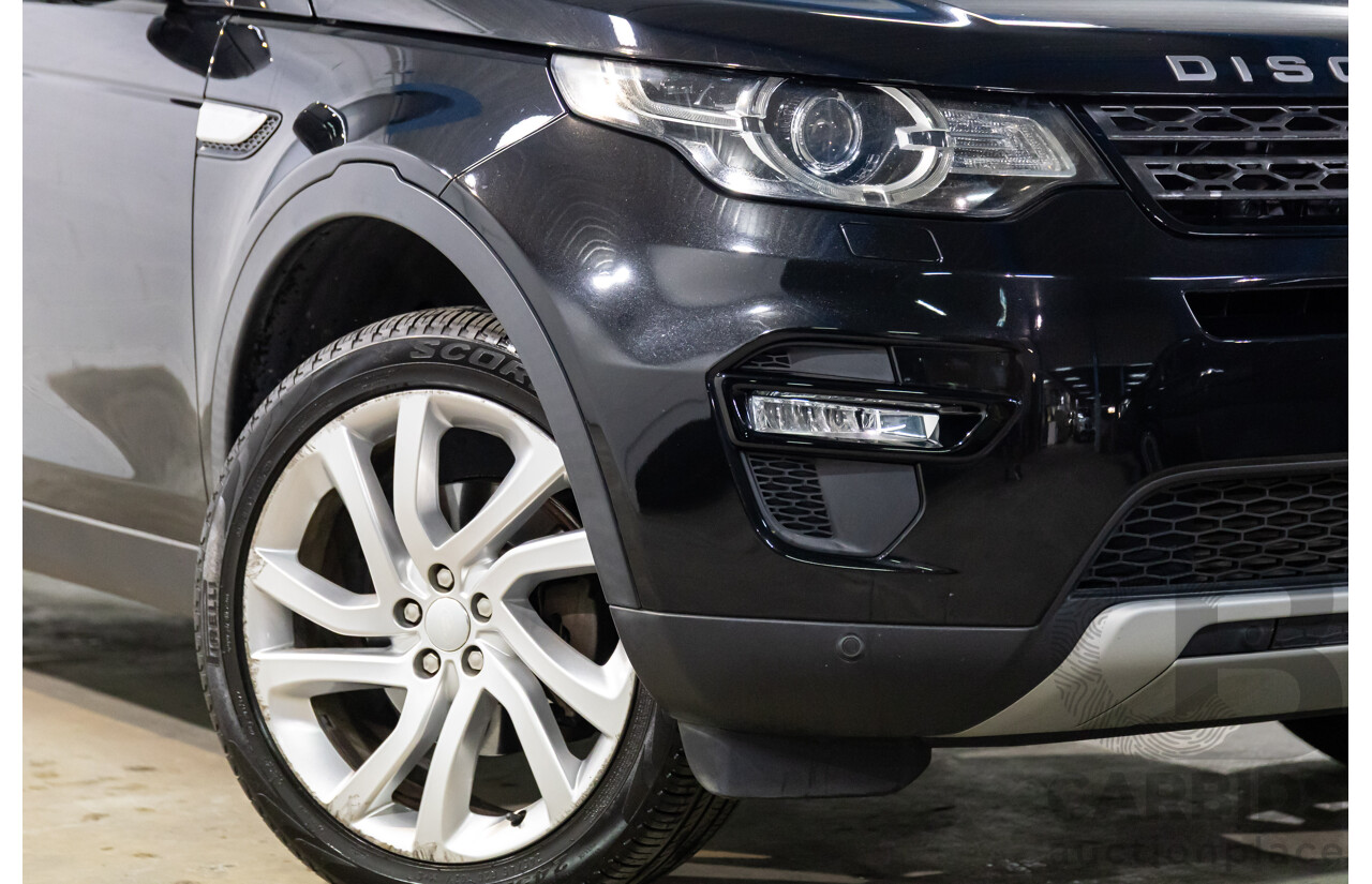 01/2016 Land Rover Discovery Sport Td4 HSE (AWD) LC MY16.5 4d Wagon Santorini Black Metallic Turbo Diesel 2.2L