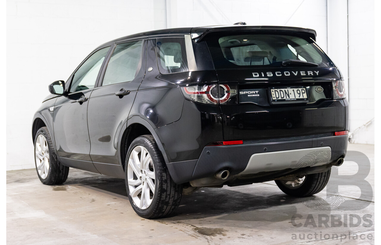 01/2016 Land Rover Discovery Sport Td4 HSE (AWD) LC MY16.5 4d Wagon Santorini Black Metallic Turbo Diesel 2.2L
