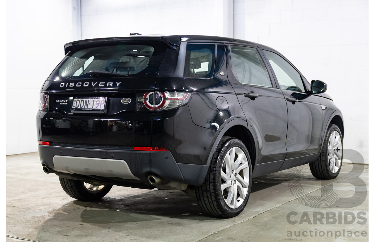 01/2016 Land Rover Discovery Sport Td4 HSE (AWD) LC MY16.5 4d Wagon Santorini Black Metallic Turbo Diesel 2.2L