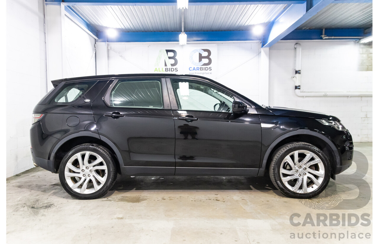 01/2016 Land Rover Discovery Sport Td4 HSE (AWD) LC MY16.5 4d Wagon Santorini Black Metallic Turbo Diesel 2.2L