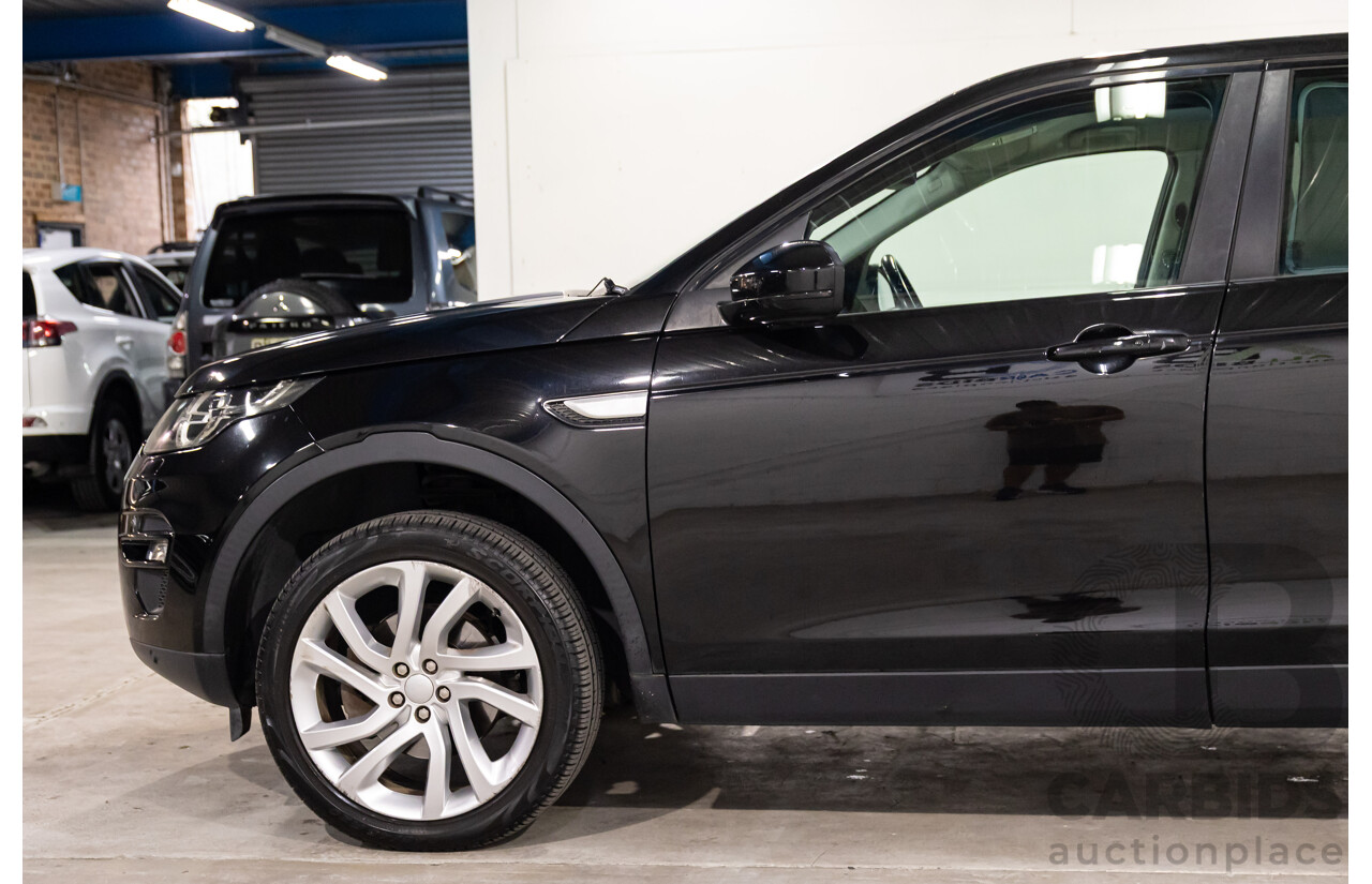 01/2016 Land Rover Discovery Sport Td4 HSE (AWD) LC MY16.5 4d Wagon Santorini Black Metallic Turbo Diesel 2.2L