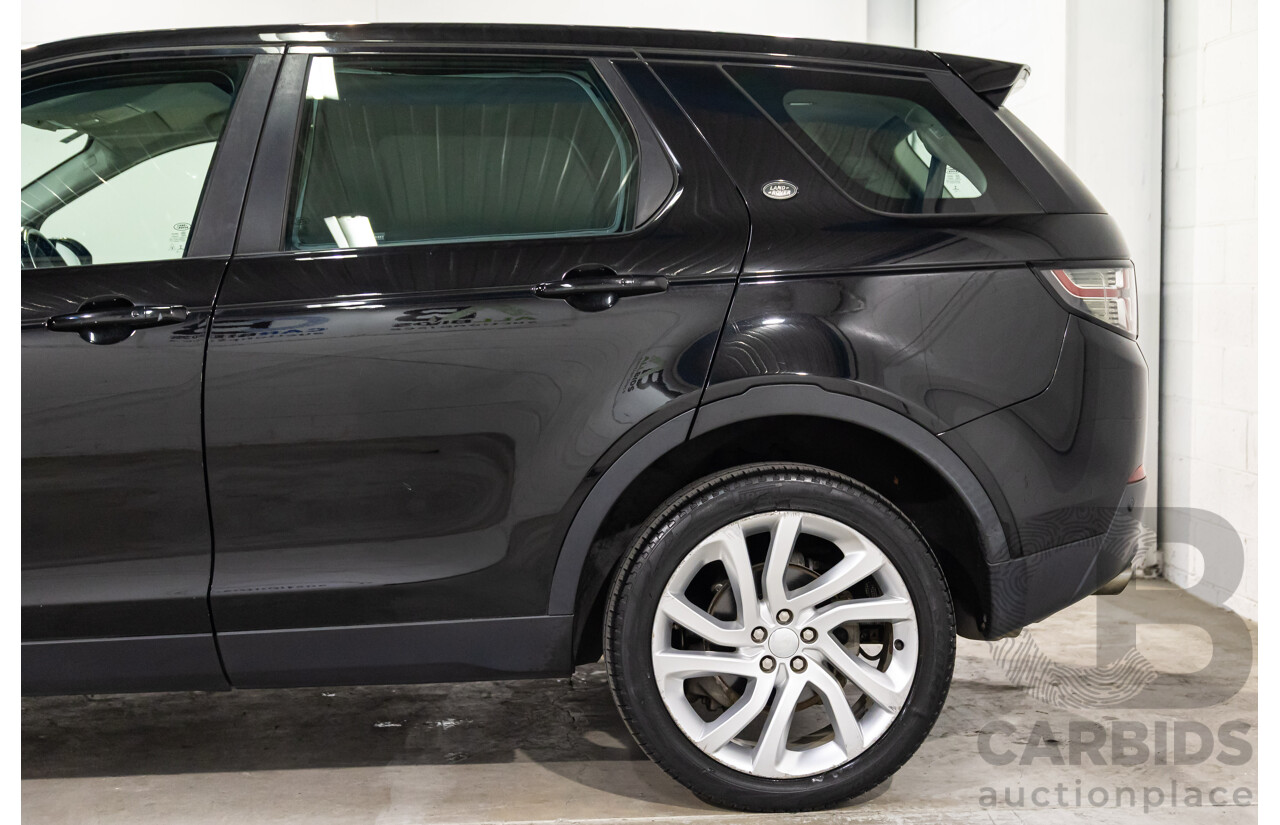 01/2016 Land Rover Discovery Sport Td4 HSE (AWD) LC MY16.5 4d Wagon Santorini Black Metallic Turbo Diesel 2.2L