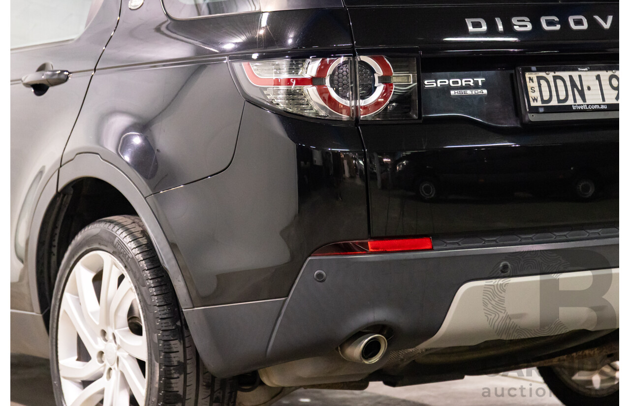 01/2016 Land Rover Discovery Sport Td4 HSE (AWD) LC MY16.5 4d Wagon Santorini Black Metallic Turbo Diesel 2.2L