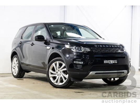 01/2016 Land Rover Discovery Sport Td4 HSE (AWD) LC MY16.5 4d Wagon Santorini Black Metallic Turbo Diesel 2.2L
