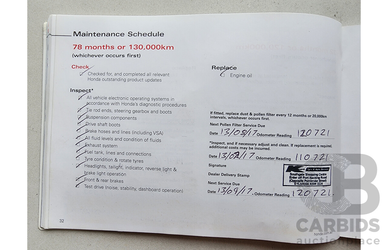 8/2010 Honda Accord VTi 50 MY10 4d Sedan Grey 2.4L