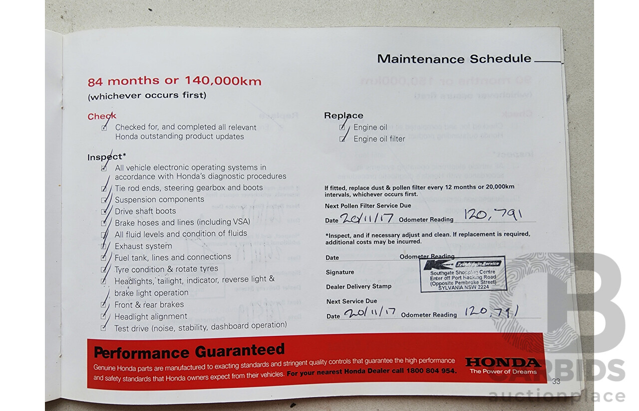 8/2010 Honda Accord VTi 50 MY10 4d Sedan Grey 2.4L