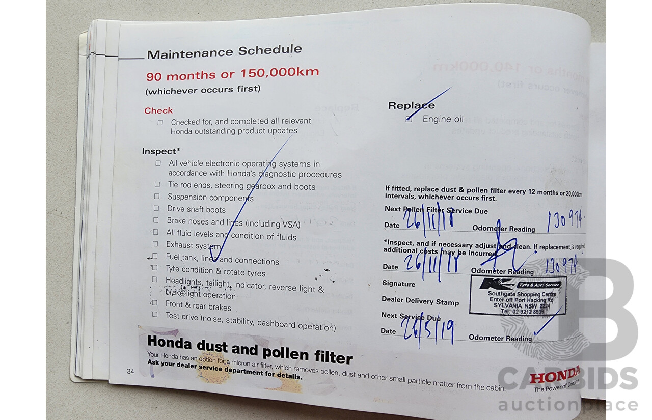 8/2010 Honda Accord VTi 50 MY10 4d Sedan Grey 2.4L