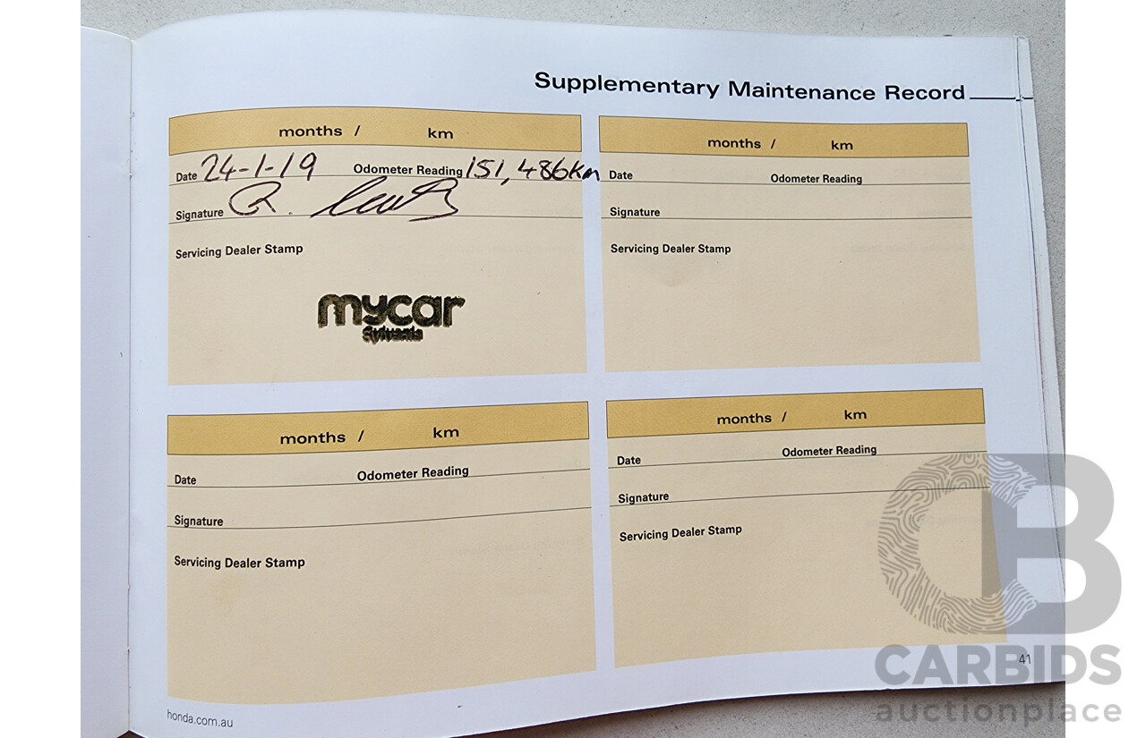 8/2010 Honda Accord VTi 50 MY10 4d Sedan Grey 2.4L